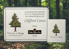 Memorial Grove gift for business sympathy