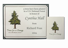 Personalized Grove of Trees
