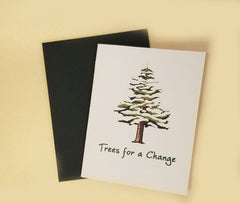 Winter Holiday Tree Gift Cards