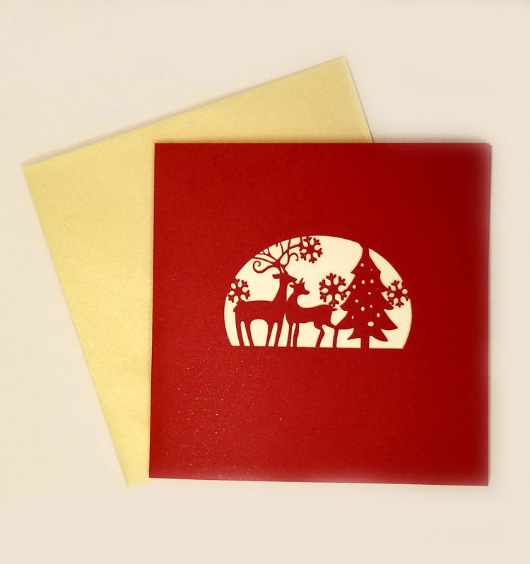Pop-up Holiday Tree Gift Cards